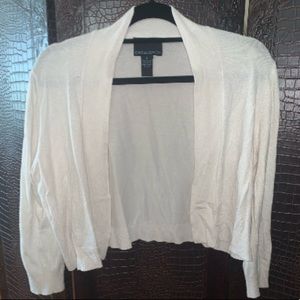 White/cream cardigan